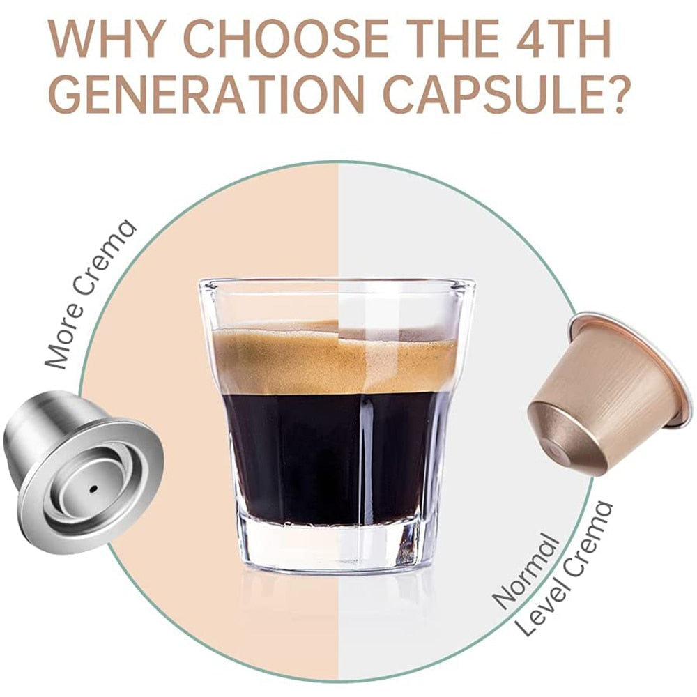 Reusable Coffee Capsule For Nespresso 2pcs