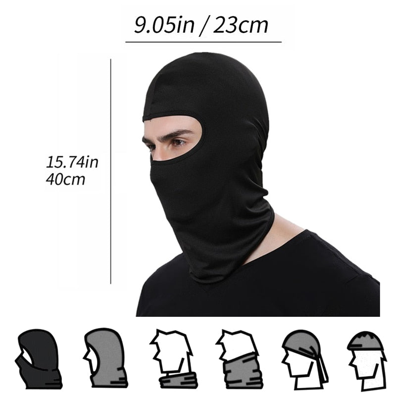 Full Cover Face Mask Hat