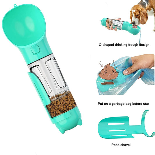 Dog Cat Food & Water Dispenser