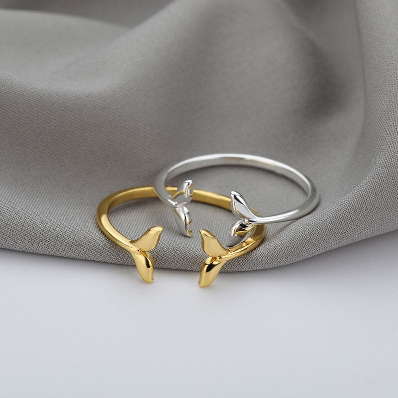 Mermaid Tail Open Rings