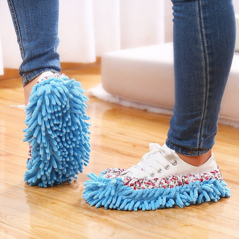 Multifunction Floor Dust Cleaning Slippers