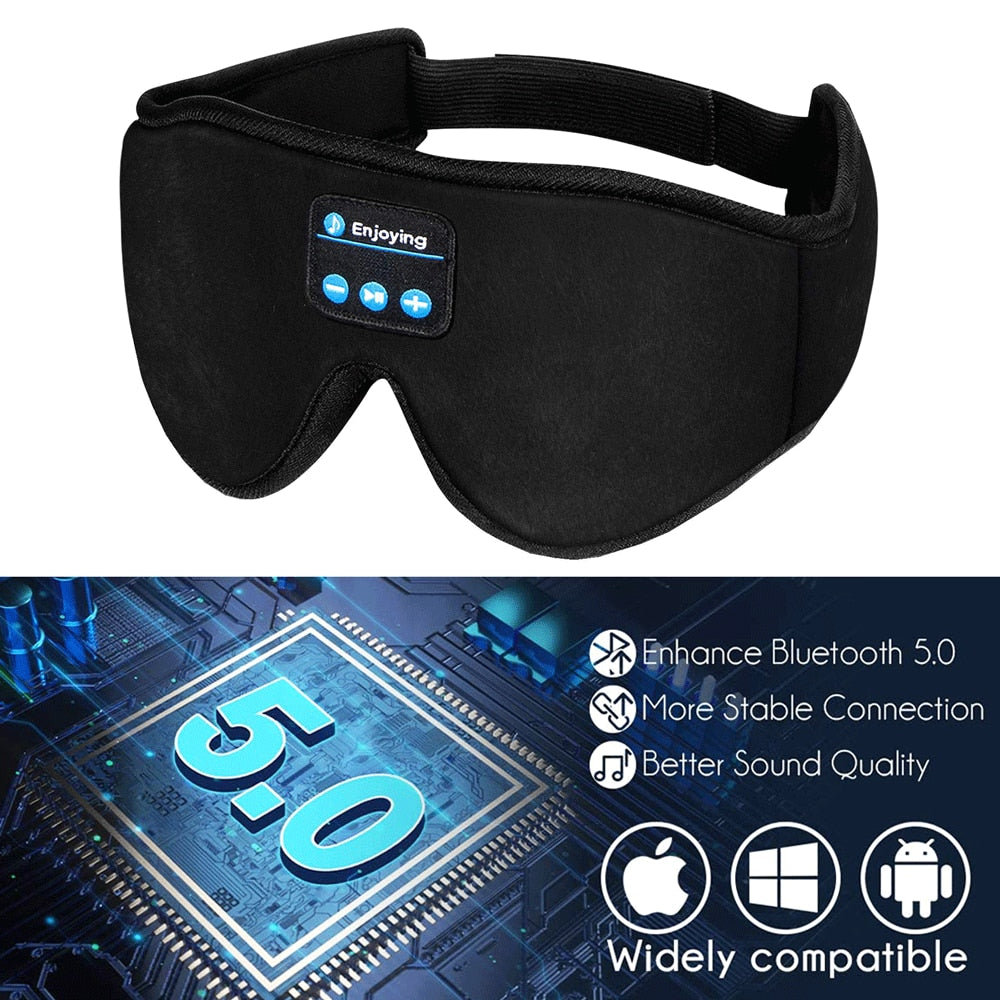 Smart Sleep Eye Mask - Plays Music