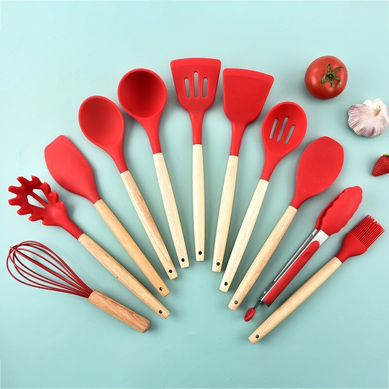 Non Stick 12pcs Spatulas And Spoons Set