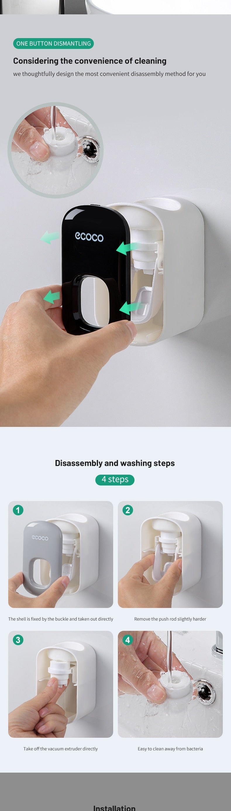 Automatic Toothbrush Holder & Dispenser