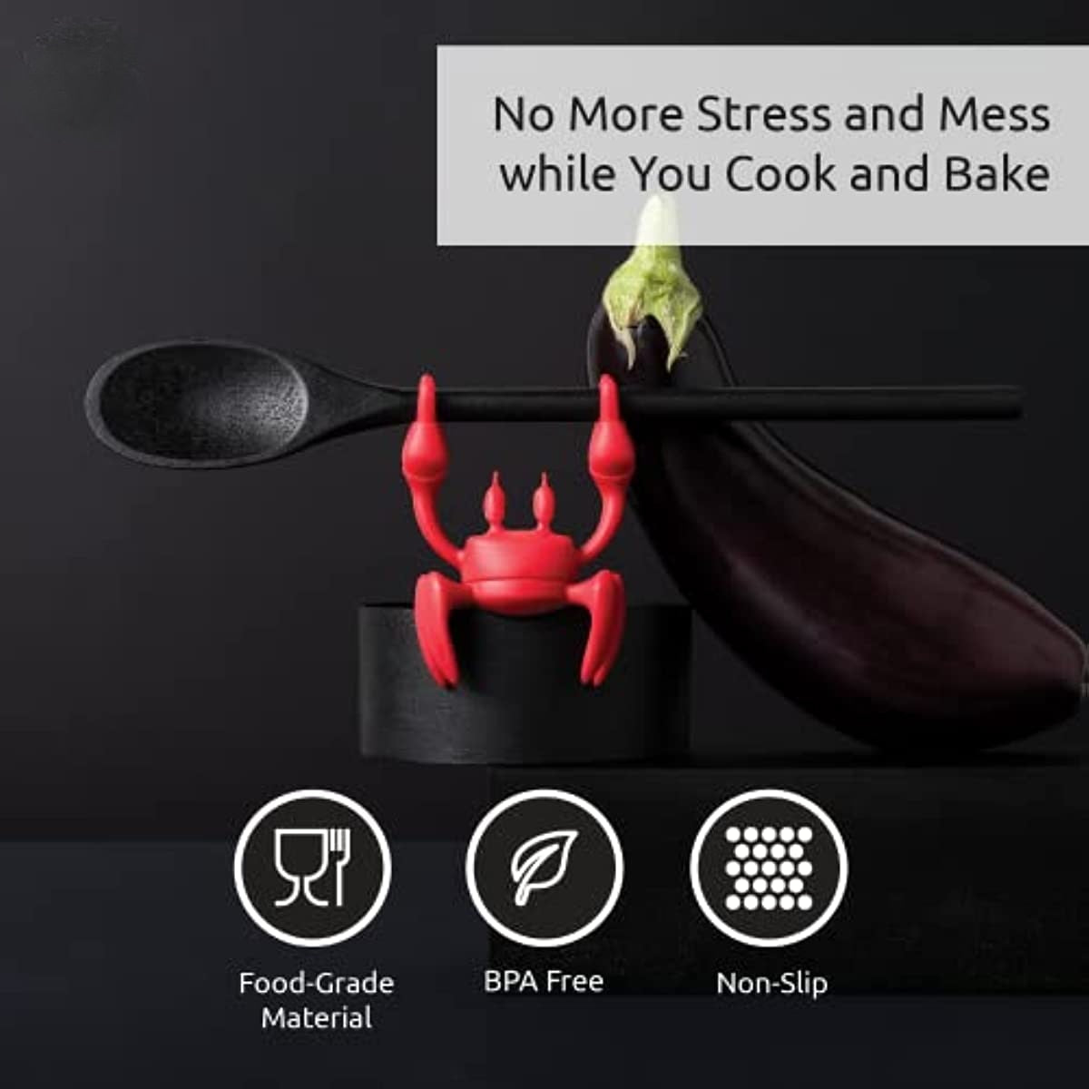 Kitchen Silicone Spoon Rest