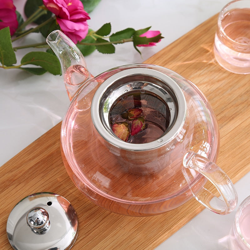 Glass Tea Pot Set