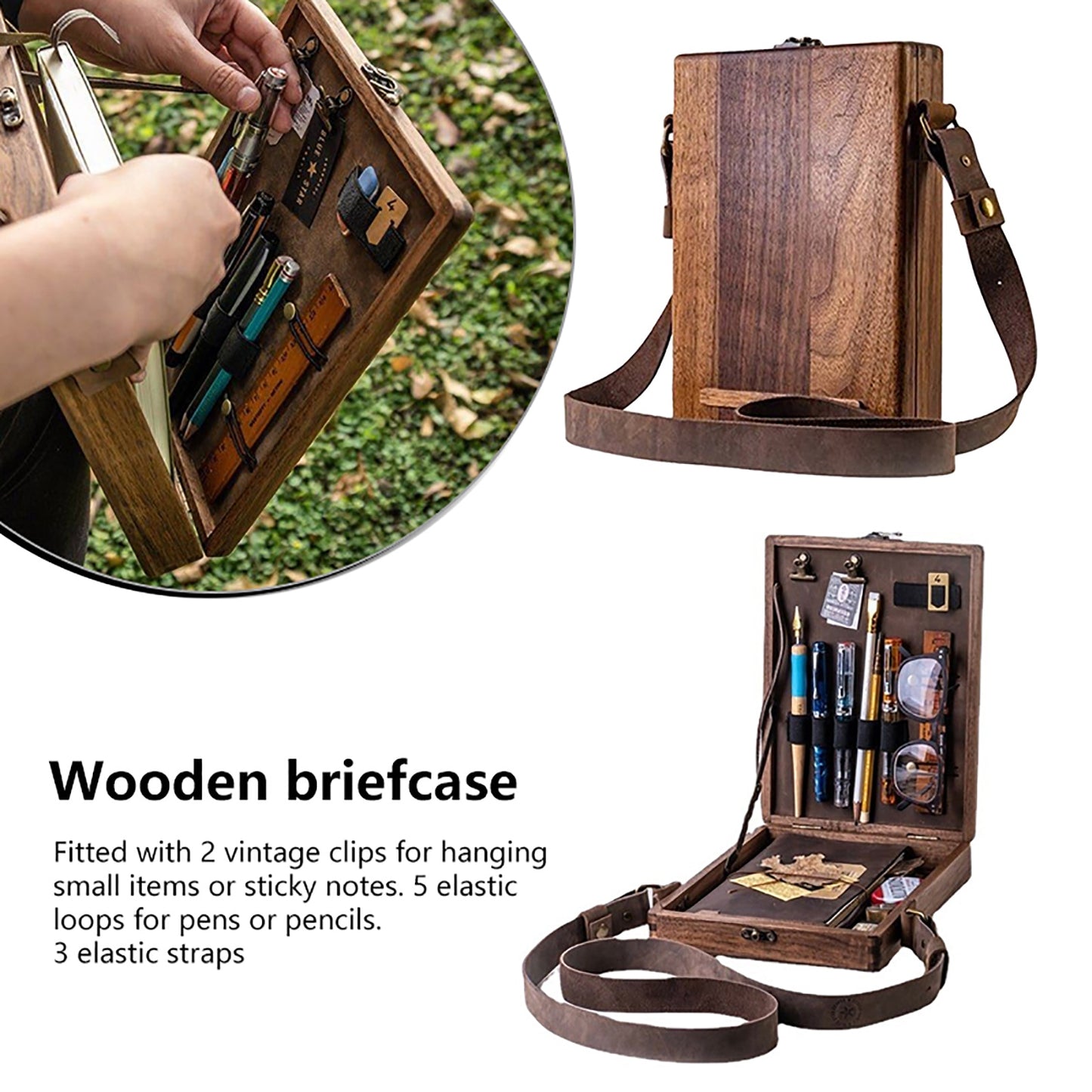 Messenger Wood Box