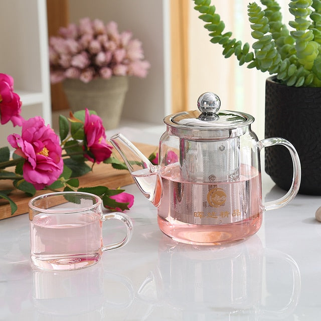 Glass Tea Pot Set