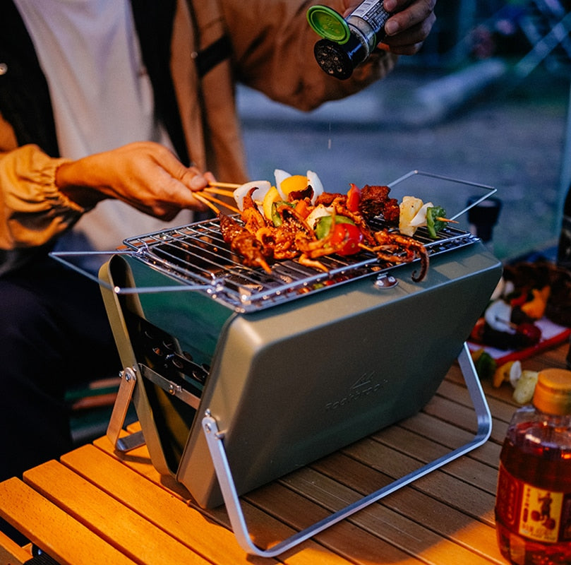 Portable BBQ Stove Folding Grill