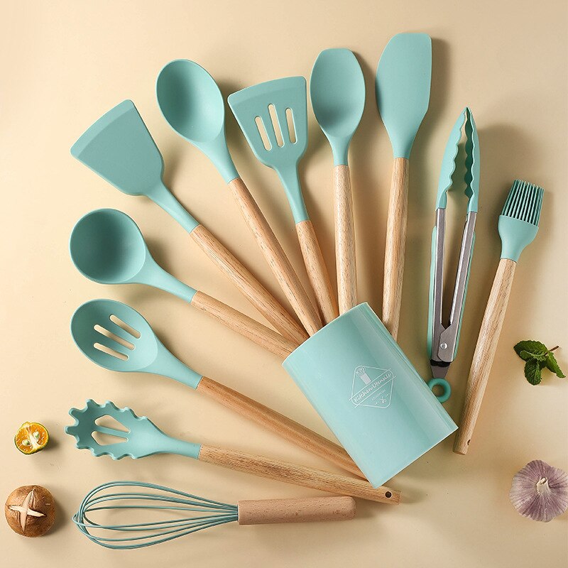 Non Stick 12pcs Spatulas And Spoons Set