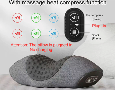 Massager Cervical Spine Hot Pillow