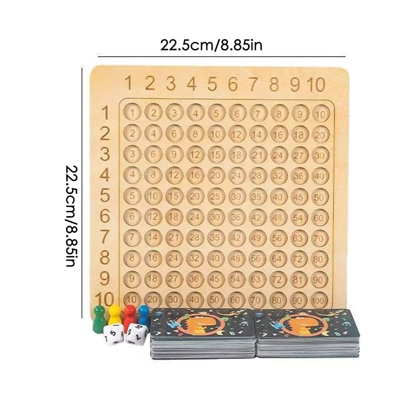 Wooden Montessori Math Boards