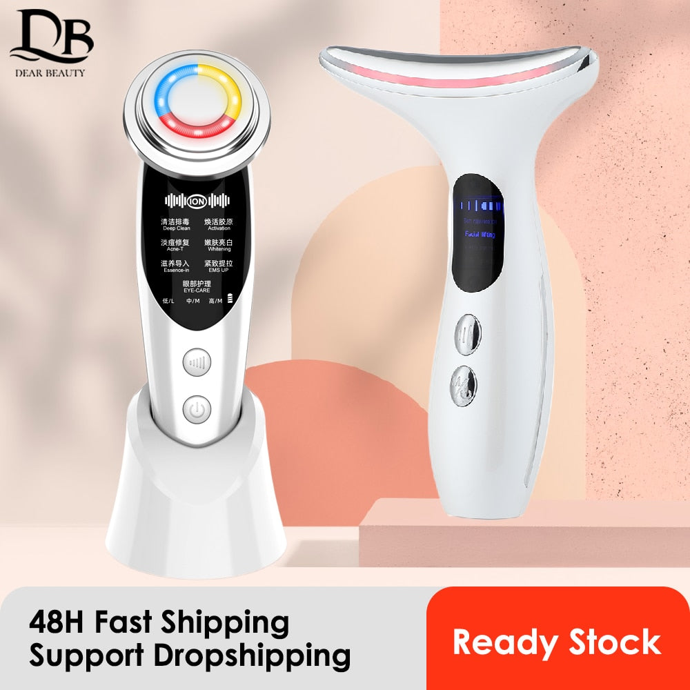 LED 7in1 Facial & Neck Massager