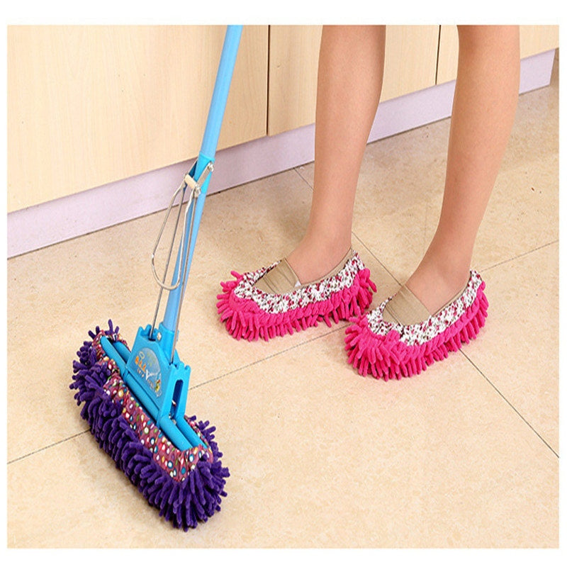 Multifunction Floor Dust Cleaning Slippers